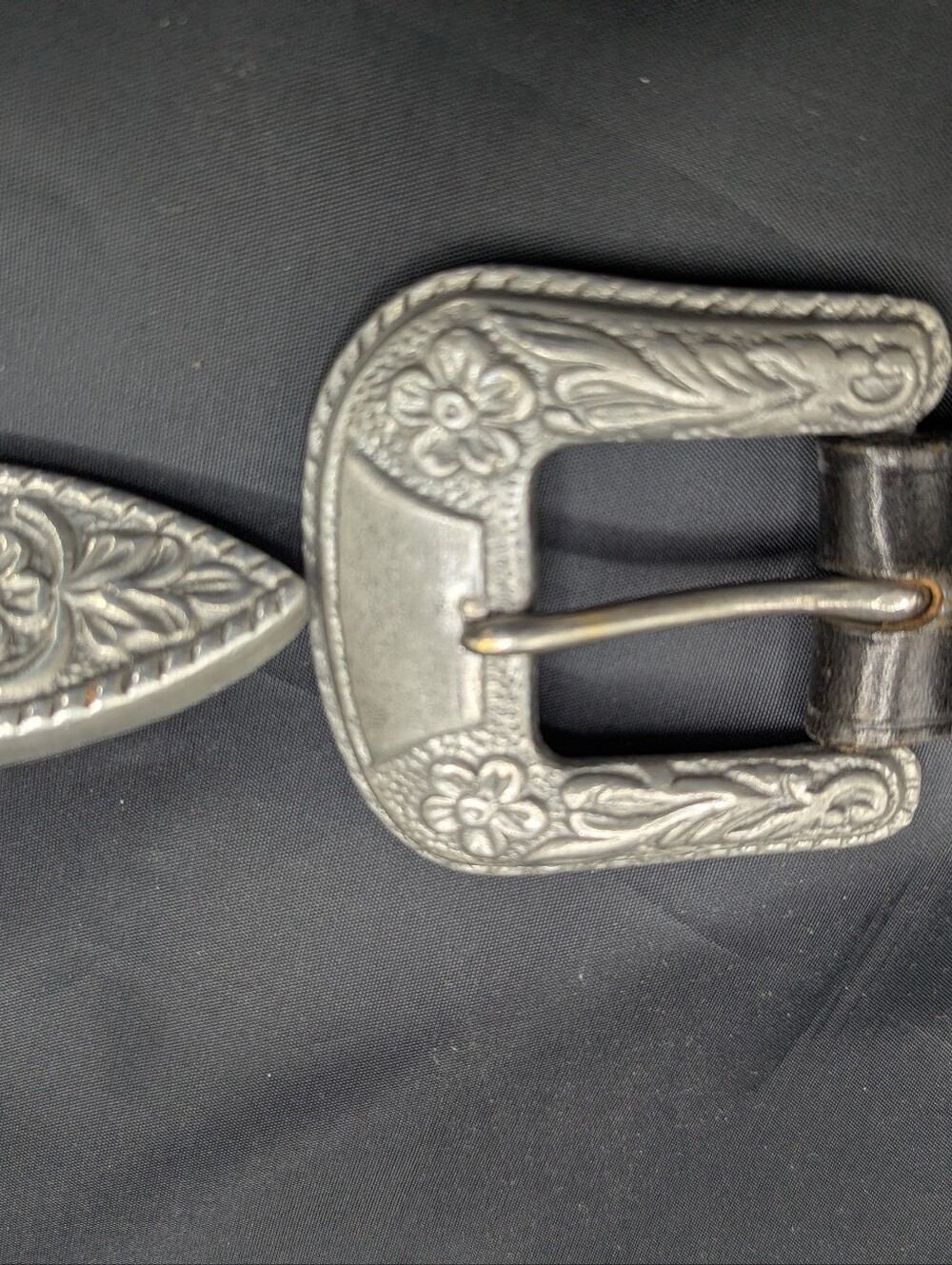 Vintage Halcyon Belt Company Leather Western Belt